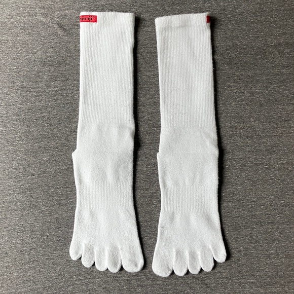 Injinji Toe Socks Sport Original Weight Crew L White - Picture 2 of 15